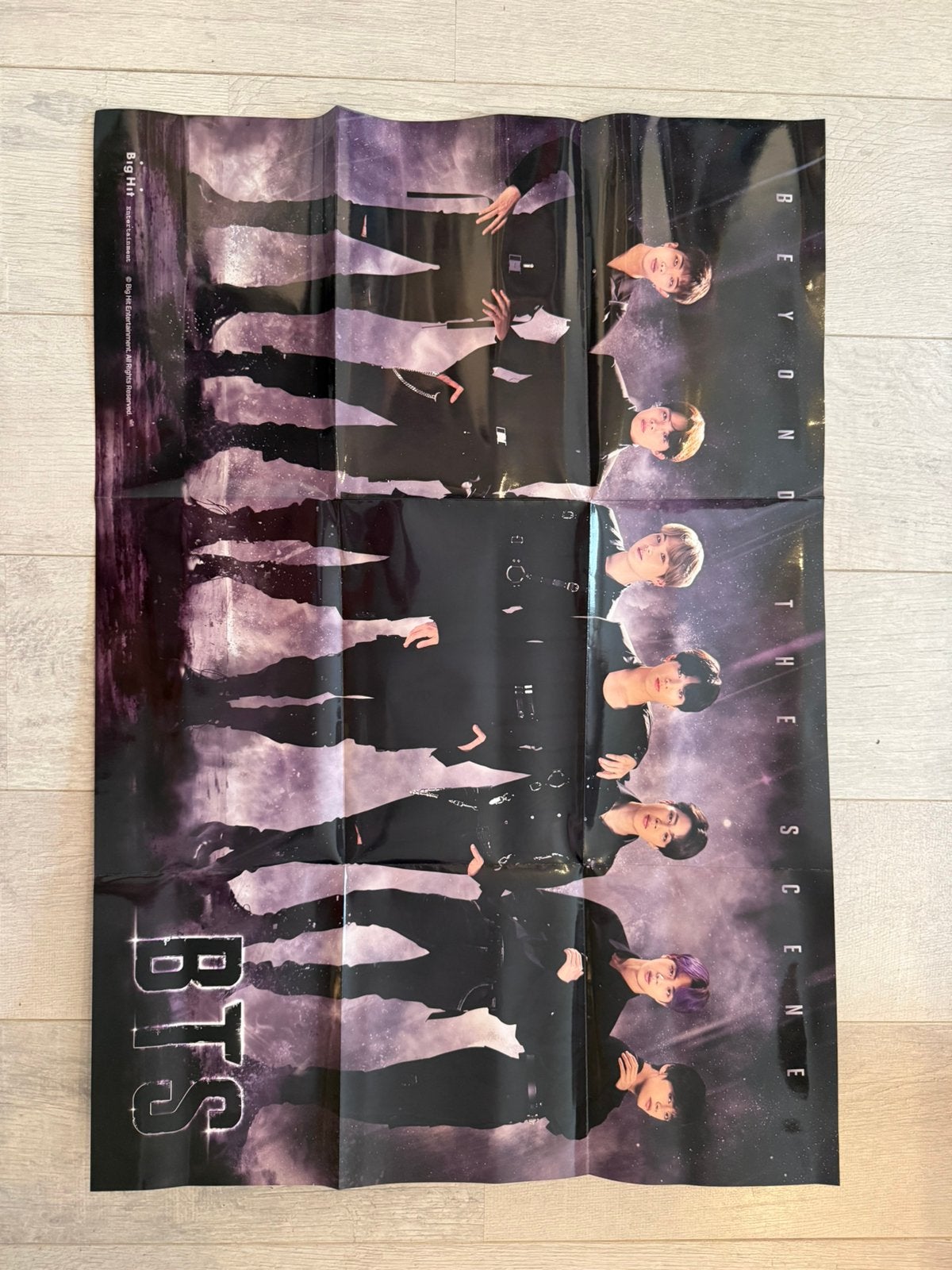 BTS army membership kit poster official, Ophalen of Verzenden, Zo goed als nieuw, Film en Tv