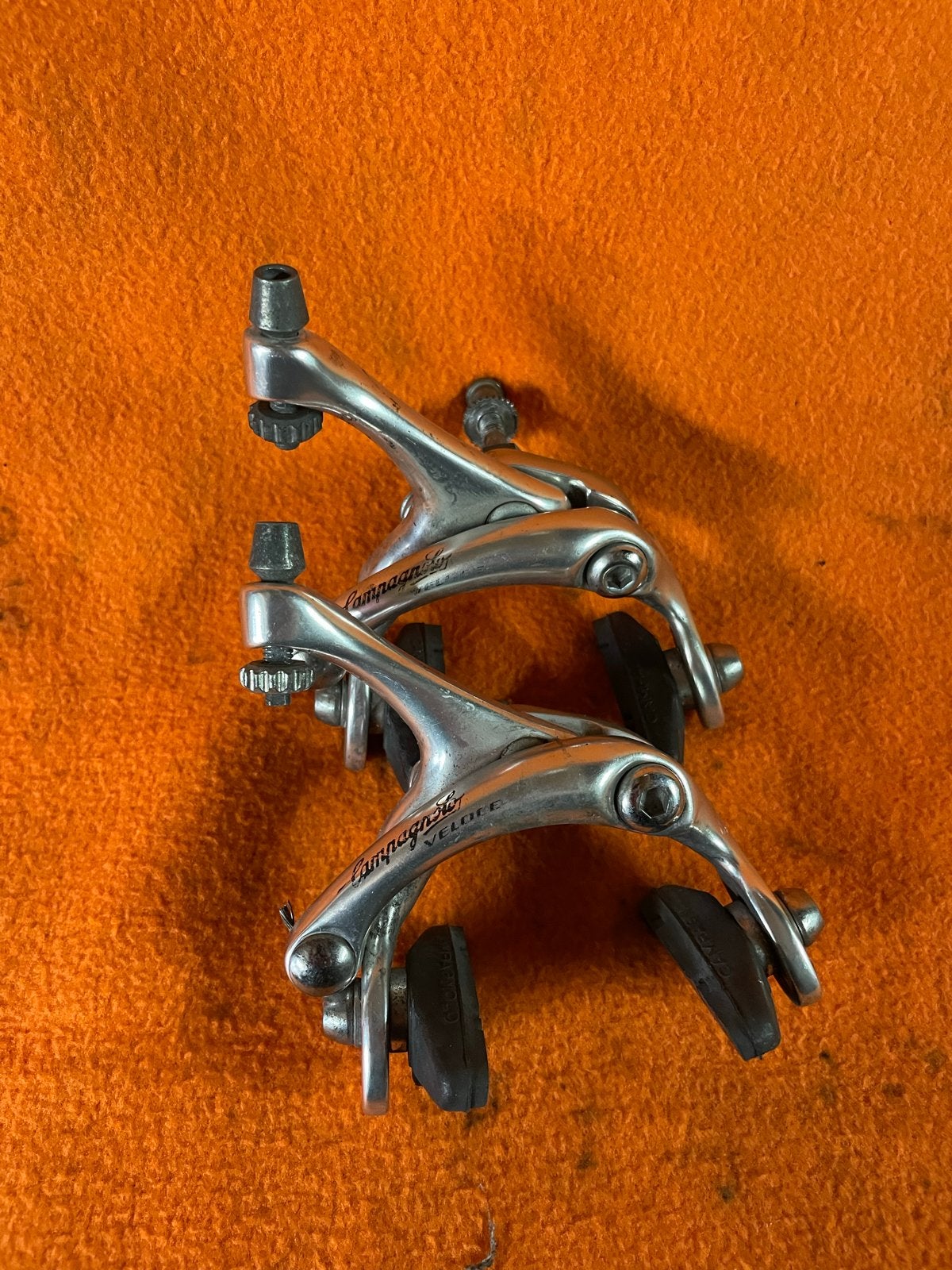 Campagnolo Veloce Remmen - racefiets remhoeven, Fietsen en Brommers, Remmen, Verzenden, Zo goed als nieuw, Aluminium
