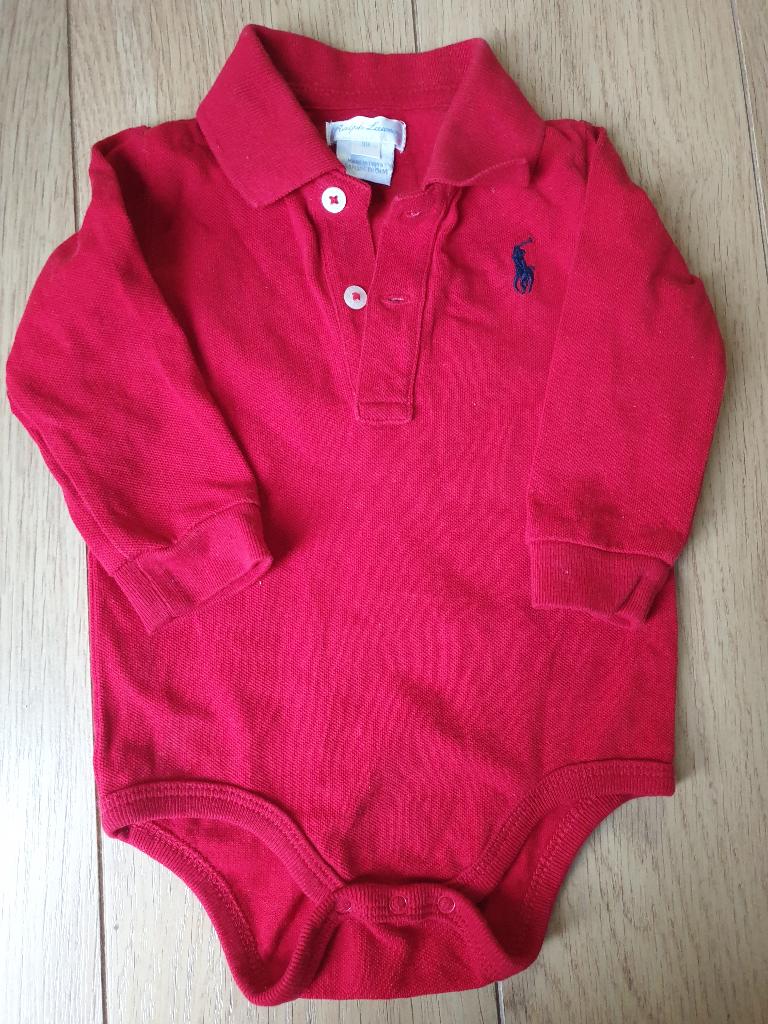 Ralph Lauren polo romper maat 74, Ophalen of Verzenden, Zo goed als nieuw, Pakje, Jongetje