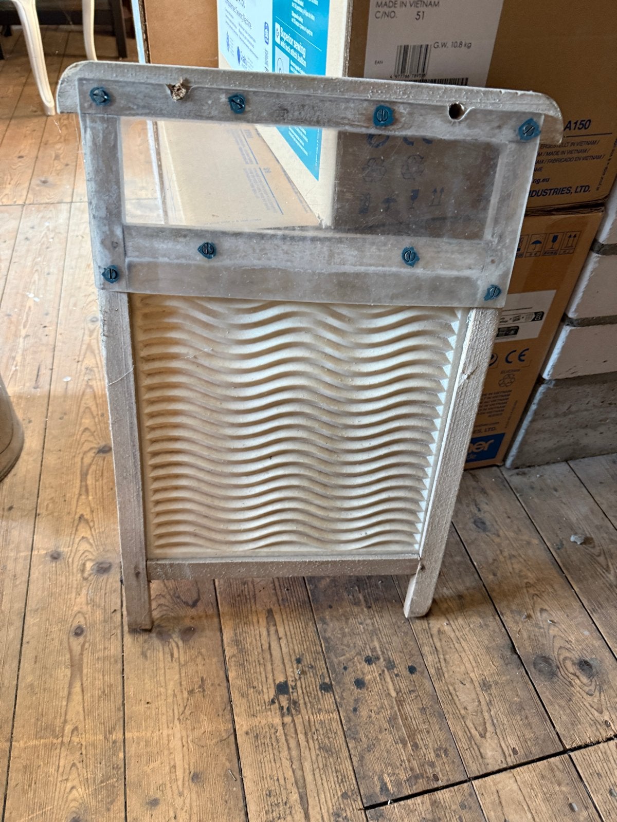 Oud Viltbord - Vintage Wasbord Decoratie, Ophalen of Verzenden