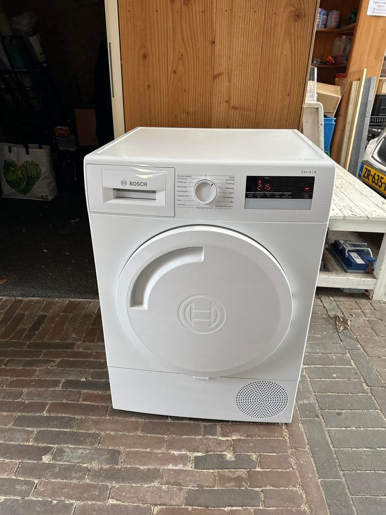 Bosch Serie 4 Warmtepompdroger - Zo goed als nieuw, Wolprogramma, 8 tot 10 kg, Ophalen of Verzenden, Zo goed als nieuw