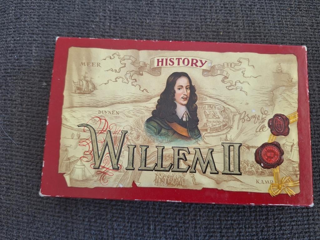 WILLEM II HISTORY doosje, Ophalen of Verzenden, Gebruikt, Tabaksdoos of Verpakking