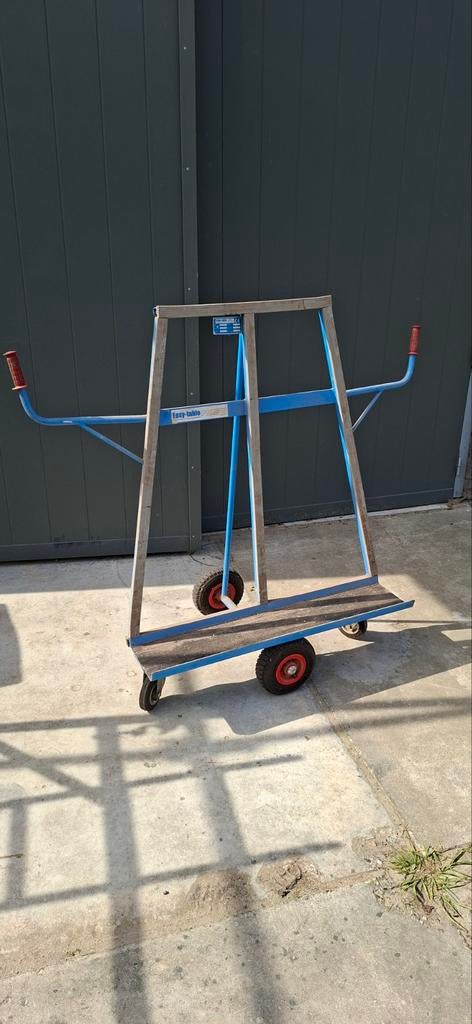 3x Platenkar / Transportkar / Platenwagen - Easy-table, Ophalen, Gebruikt, Transportkar