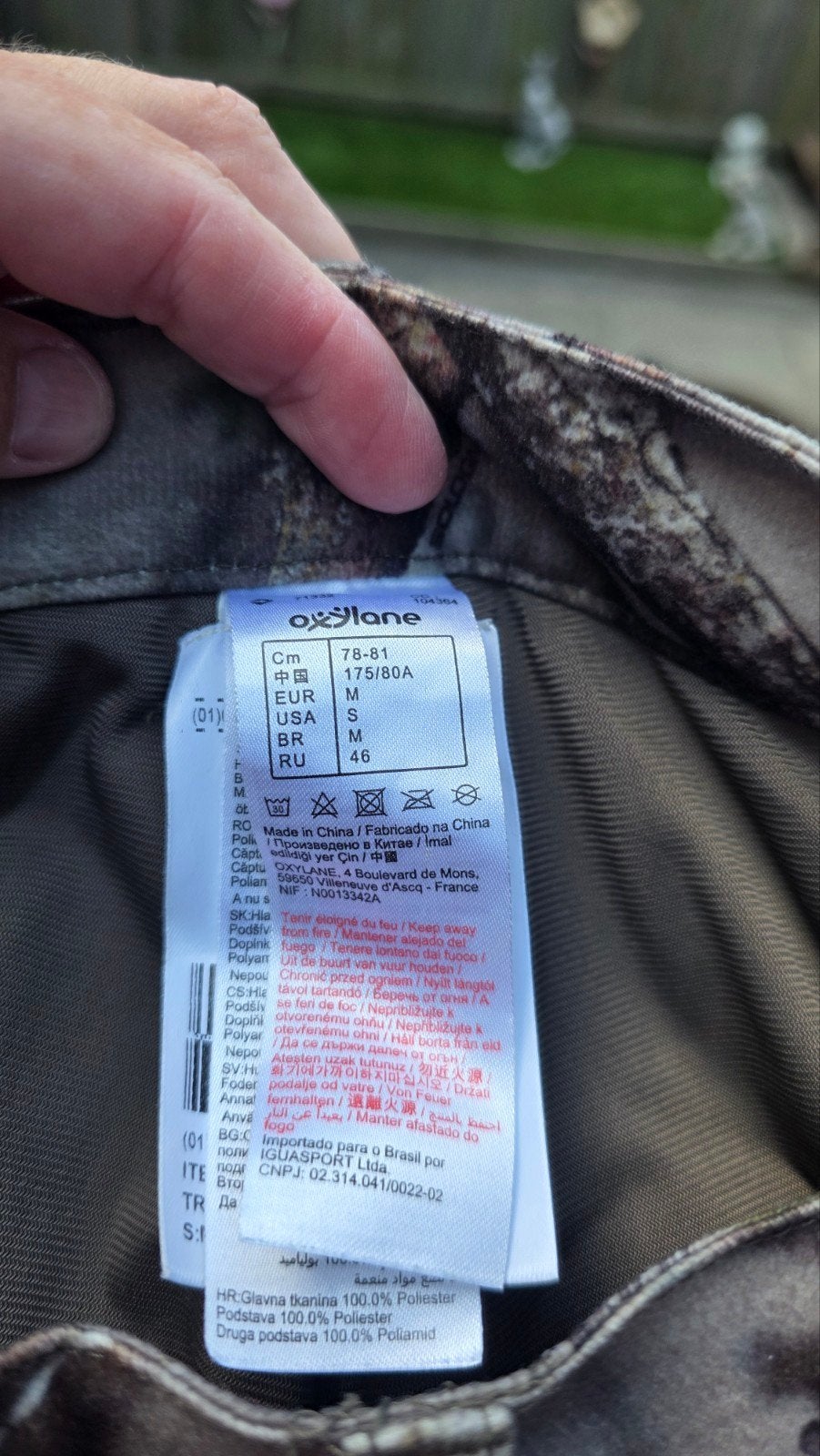 Camouflage pak maat m, Ophalen of Verzenden, Zo goed als nieuw