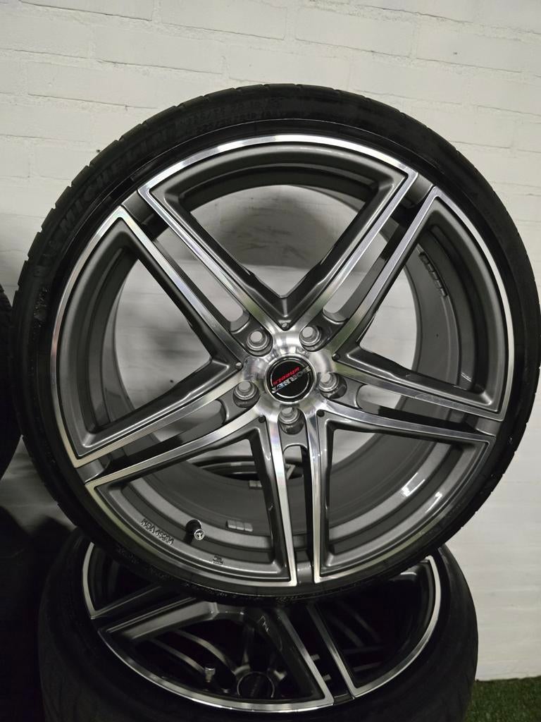 Dikke set 19 inch borbet velgen te koop 5x112, 19 inch, Gebruikt, Banden en Velgen, Ophalen of Verzenden