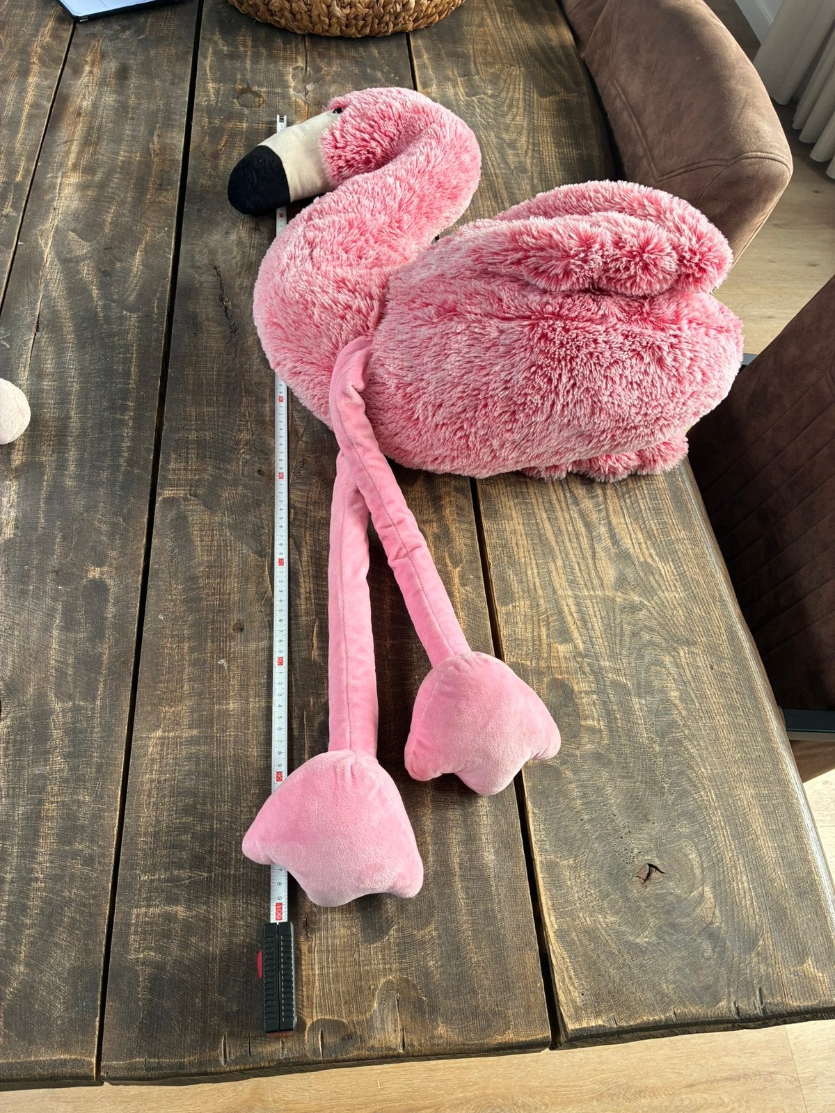Grote pluches knuffel Flamingo en Eenhoorn, Kinderen en Baby's, Speelgoed | Knuffels en Pluche, Ophalen, Zo goed als nieuw, Overige typen