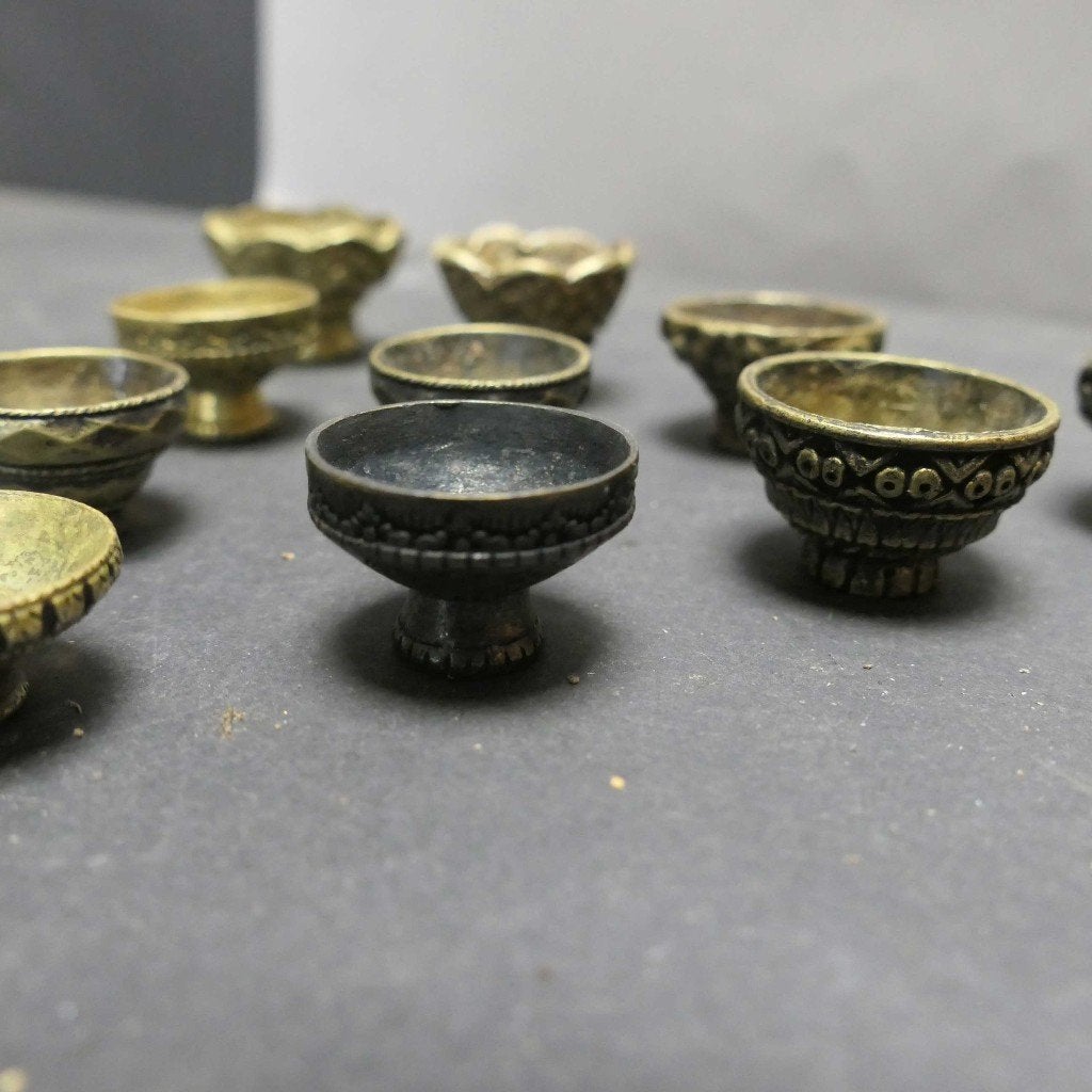 Seluts cups Bugis Keris cupjes mendak SQ1 Sumatra Celebes, Ophalen of Verzenden