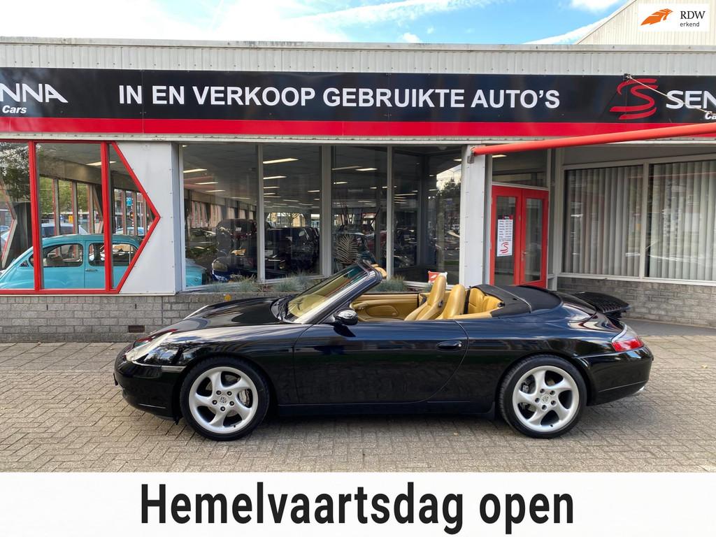 Porsche 911 Cabrio 3.4 Carrera 4 - Aut - Hardtop - Inr Mog !, Auto's, Porsche, Automaat, Gebruikt, Beige, Cabriolet