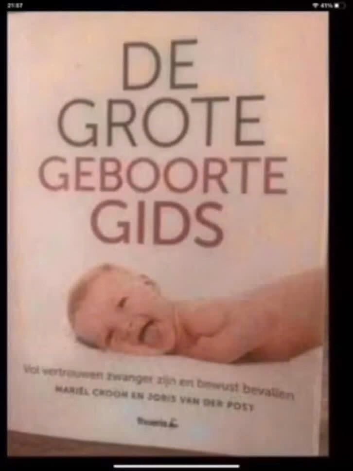 De Grote Geboorte Gids: Vol vertrouwen zwanger zijn, Gelezen, Mariël Croom en Joris van der Post, Zwangerschap en Bevalling, Ophalen of Verzenden