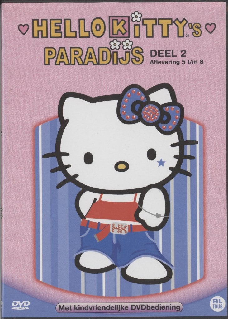 02) Hello Kitty's Paradijs, deel 2, Gebruikt, Tekenfilm, Ophalen of Verzenden, Alle leeftijden