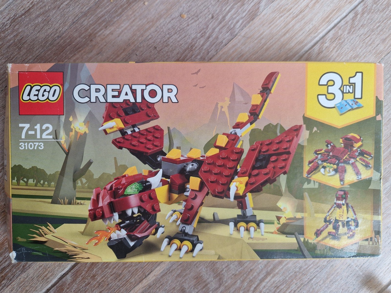 Lego creator 3in1 31073 Draak, Kinderen en Baby's, Inclusief instructies, Gebruikt, Lego, Ophalen of Verzenden