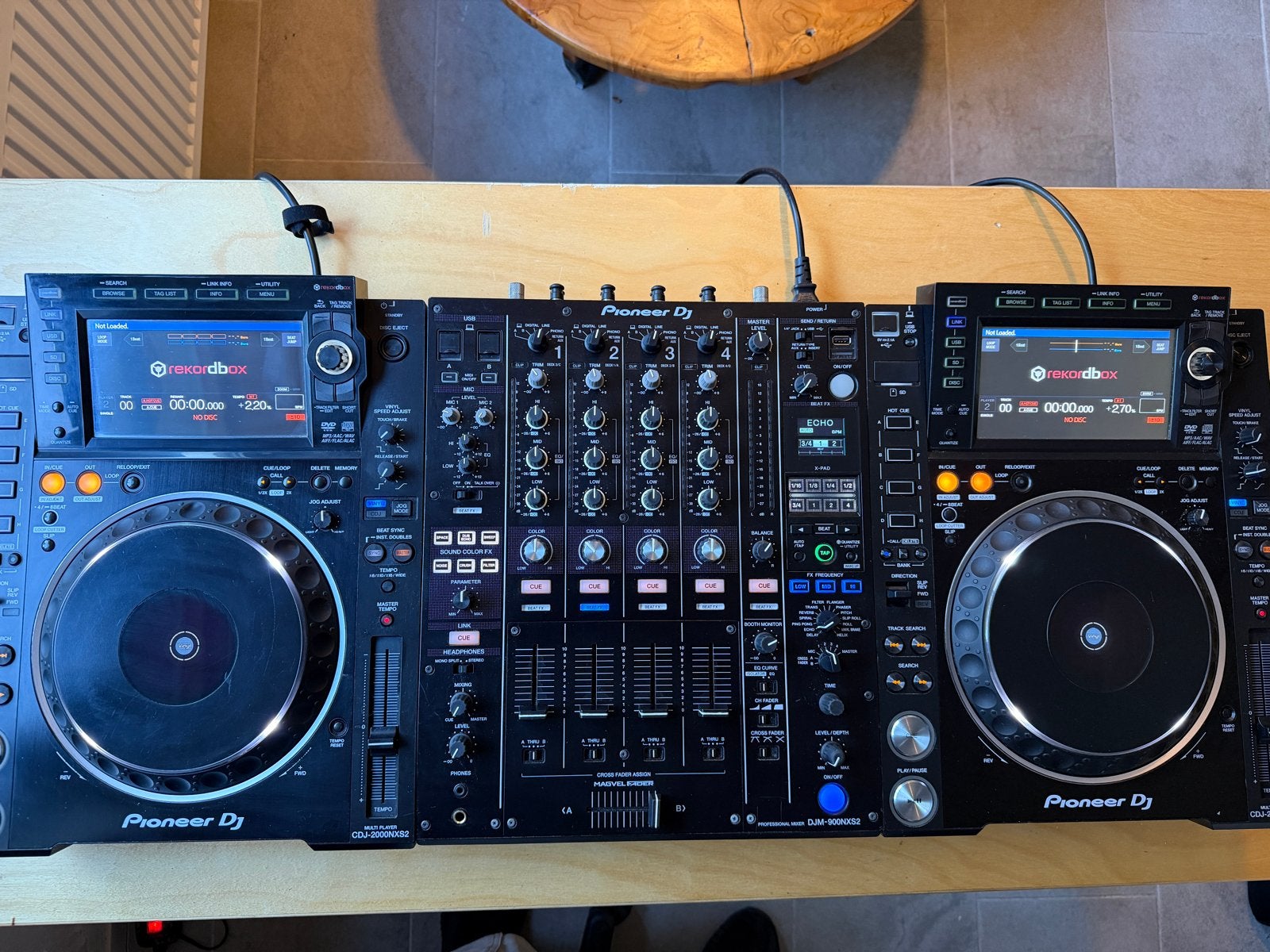 Pioneer DJ NXS2 Set: 2x CDJ-2000NXS2 & DJM-900NXS2, Ophalen, Gebruikt, Dj-set, Pioneer