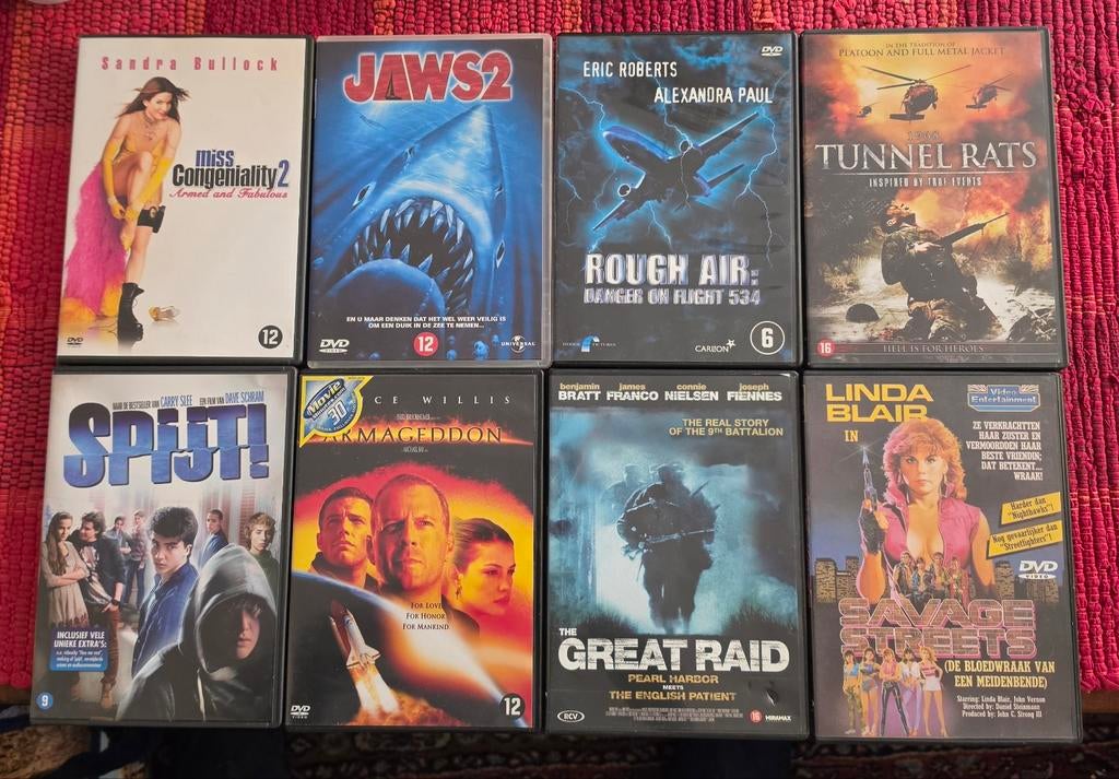 Diverse DVD's te koop: Actie, Thriller, Komedie, Vanaf 16 jaar, Ophalen of Verzenden, Gebruikt