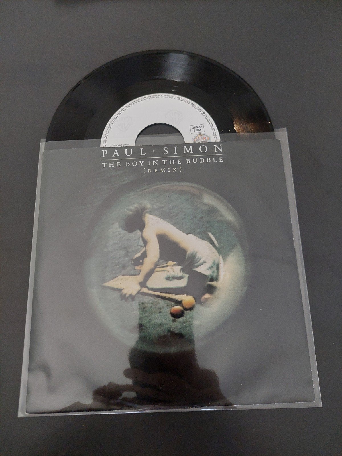 Paul simon the boy in the bubble, Ophalen of Verzenden, Gebruikt, 7 inch