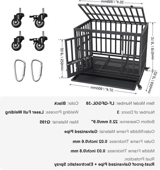 Hondenbench – Hondenkooi – Hondentroef – Hondenverblijf, Corvance B.V., Verzenden, Nieuw, Corvancebol@gmail.com