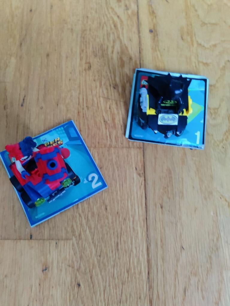 Lego Super Heroes: Batman en Harley Quinn voertuigen, Kinderen en Baby's, Speelgoed | Duplo en Lego, Gebruikt, Overige thema's