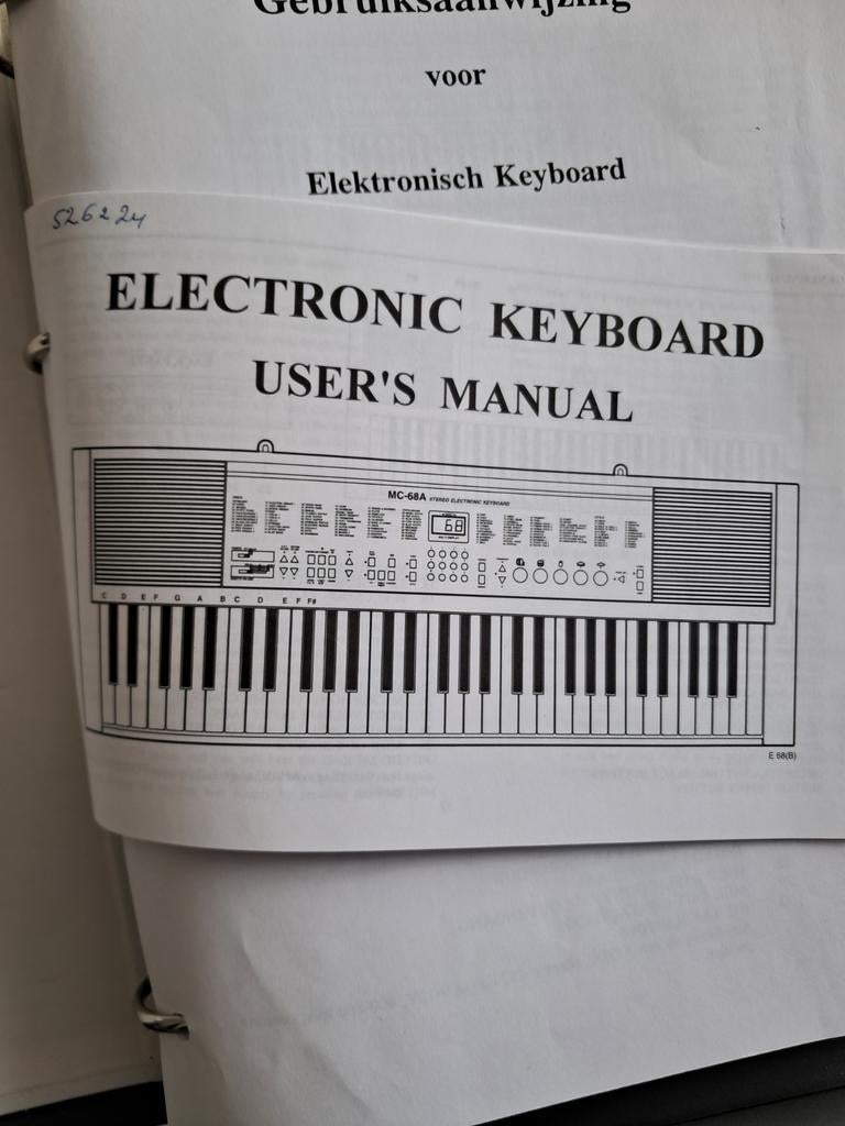 Diamond MC-68A Elektronisch Keyboard - Zo goed als nieuw, Muziek en Instrumenten, Keyboards, Ophalen