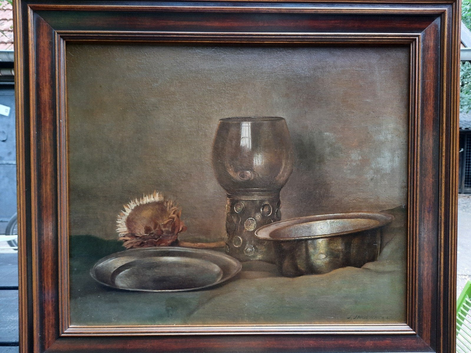 Stilleven van Jan Franciscus Hendrik Ingenhoes (1882-1948), Doek, Stilleven, Ophalen of Verzenden, Gesigneerd
