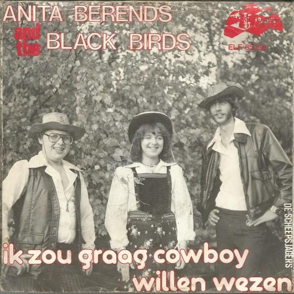 Vinylsingle anita berends & black birds gezocht, Ophalen of Verzenden, Zo goed als nieuw, Overige formaten, Levenslied of Smartlap