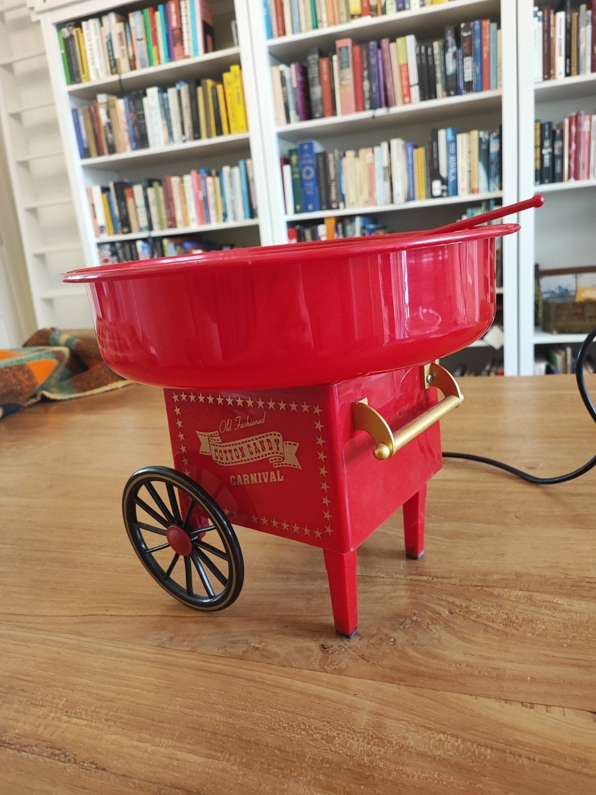 Suikerspinmachine, Ophalen, Metaal, Rood, Overige merken
