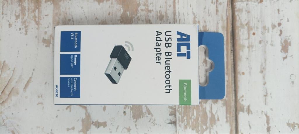 ACT USB Bluetooth Adapter V5.3 - Nieuw in doosje, Computers en Software, Overige Computers en Software, Ophalen of Verzenden