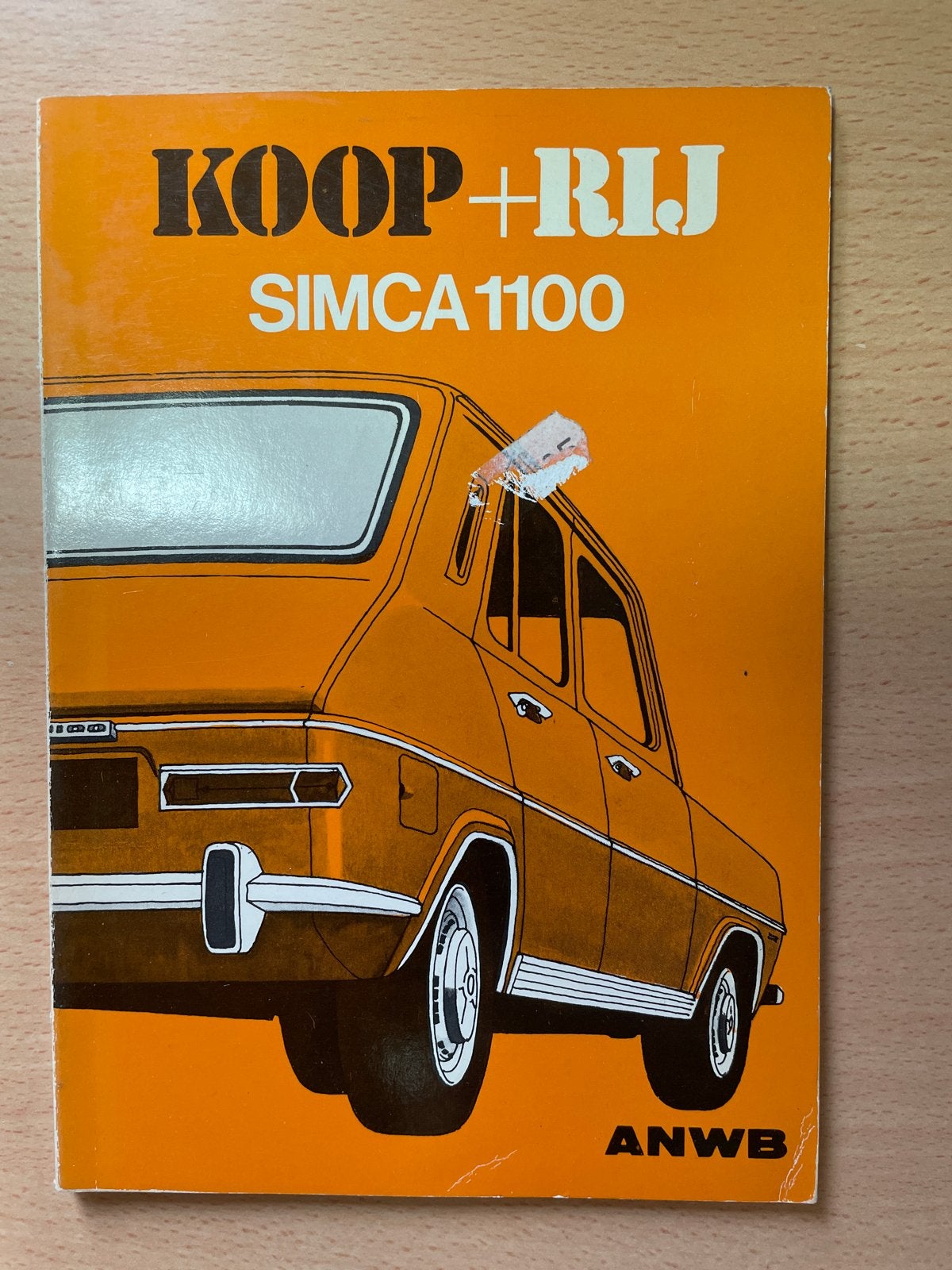 ANWB Koop + Rij Simca 1100 Boekje uit 1976, Boeken, Auto's | Boeken, Ophalen of Verzenden, Gelezen, Overige merken