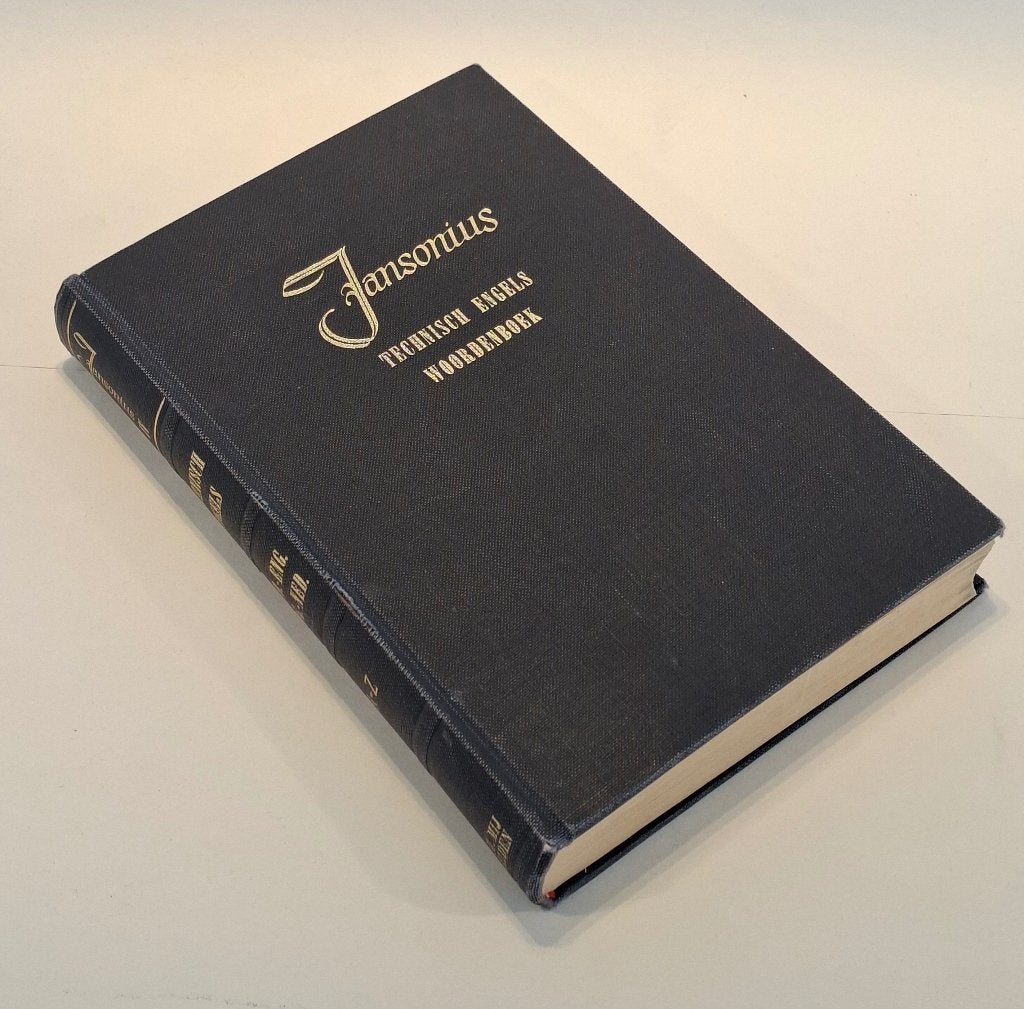 Jansonius Technisch Woordenboek N-E / E-N, Gelezen, Dr. H. Jansonius, Ophalen of Verzenden, Overige uitgevers