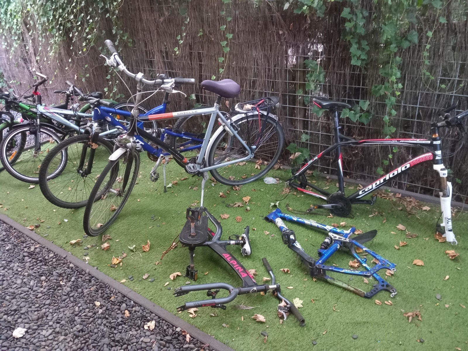 4x fiets + frame en onderdelen, Ophalen of Verzenden, Gebruikt