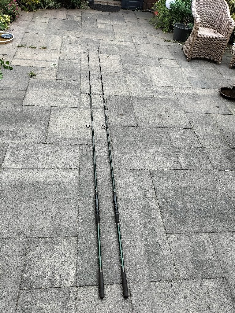 Fox karperhengels, Ophalen, Gebruikt, Werphengel