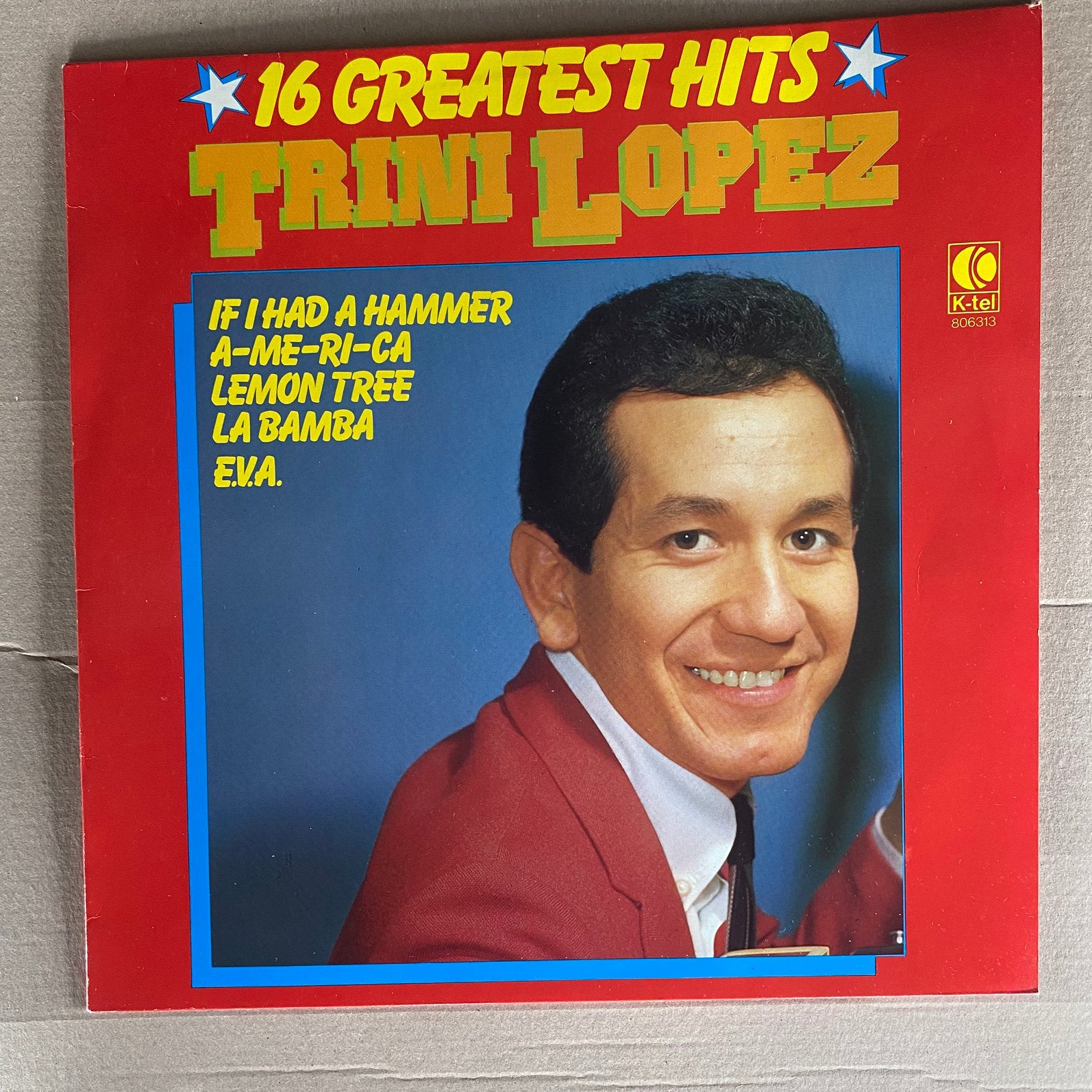 Lp - trini lopez - het beste van, Ophalen of Verzenden, Zo goed als nieuw, LP