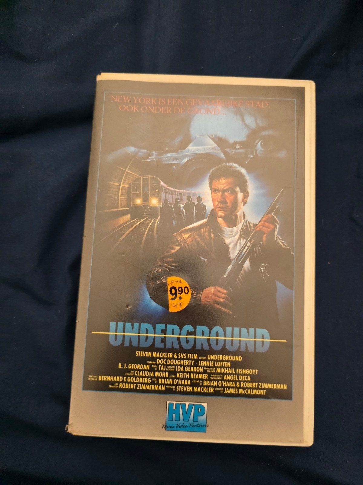 Underground VHS -  actie/thriller, Vanaf 16 jaar, Ophalen of Verzenden, Gebruikt, Thrillers en Misdaad