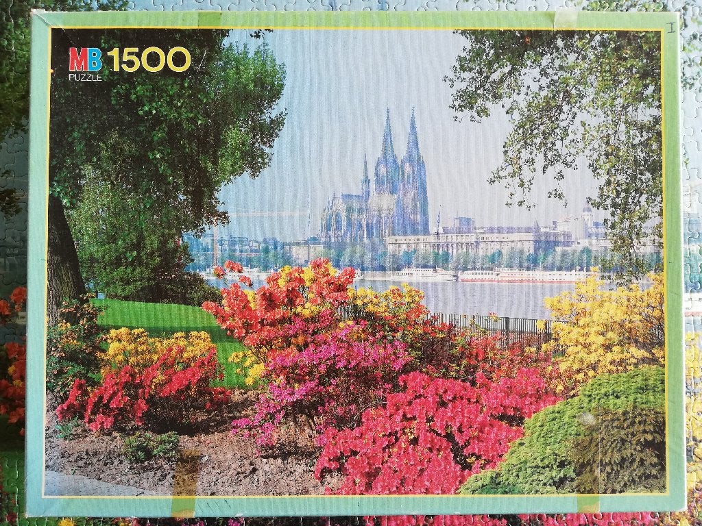 Puzzel 1500 stukjes: Keulen, Duitsland., Ophalen of Verzenden, 500 t/m 1500 stukjes, Gebruikt, Legpuzzel