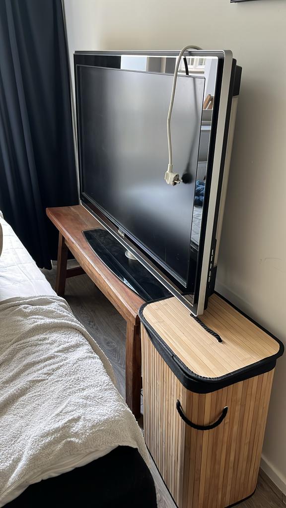 Philips TV met houten bankje, Ophalen, Gebruikt, 100 cm of meer, Philips