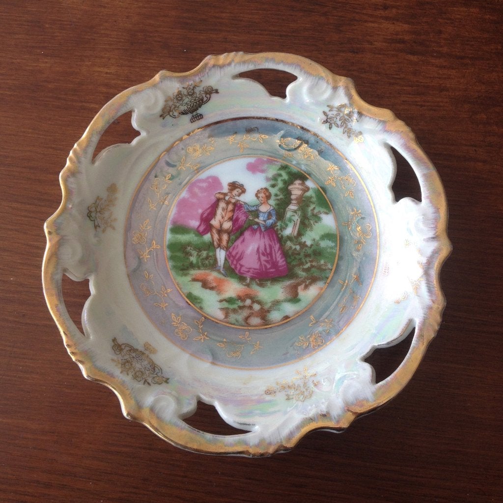 Brocante Schaal rond, Ophalen