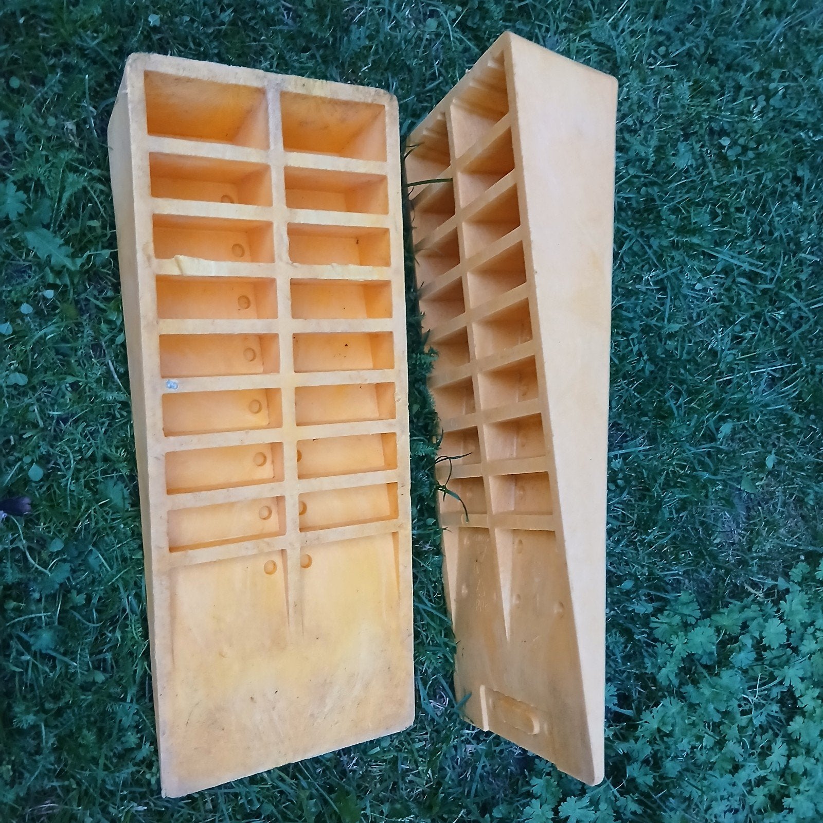 Levelers FIAMMA stevige oprijbokken voor camper of caravan., Caravans en Kamperen, Camper-accessoires, Ophalen of Verzenden, Zo goed als nieuw