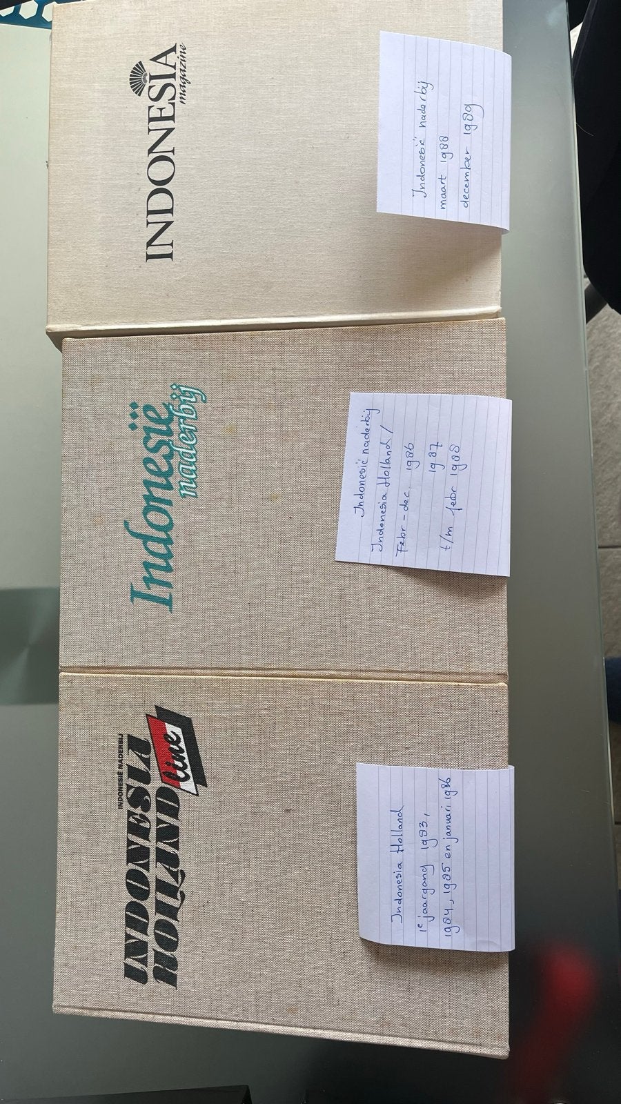 Collectie 'Indonesië Naderbij' magazines (1983-1989), Ophalen, Gelezen, Overige typen
