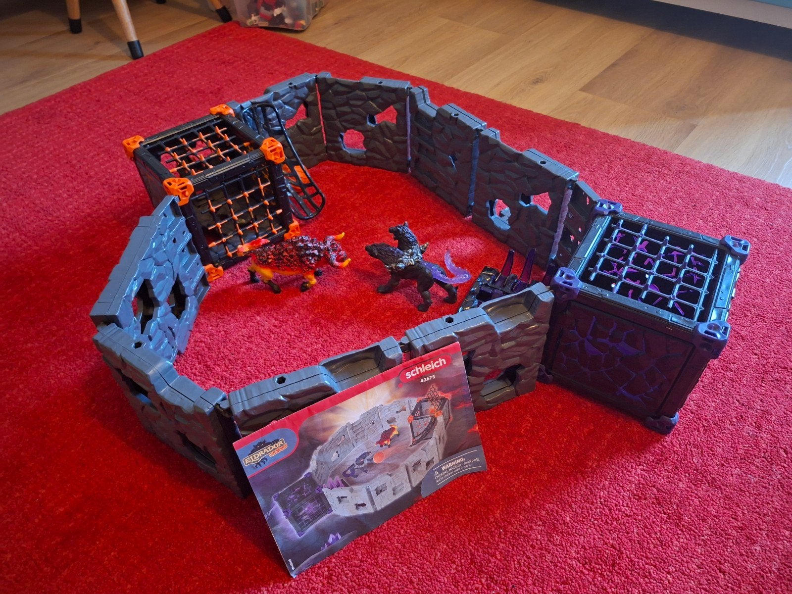 Schleich Eldrador Creatures Lava Wereld Set met Figuren, Kinderen en Baby's, Ophalen of Verzenden, Gebruikt