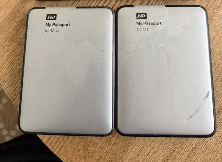 WD My Passport for Mac 2 stuks, Computers en Software, Gebruikt, HDD, Ophalen of Verzenden, Desktop