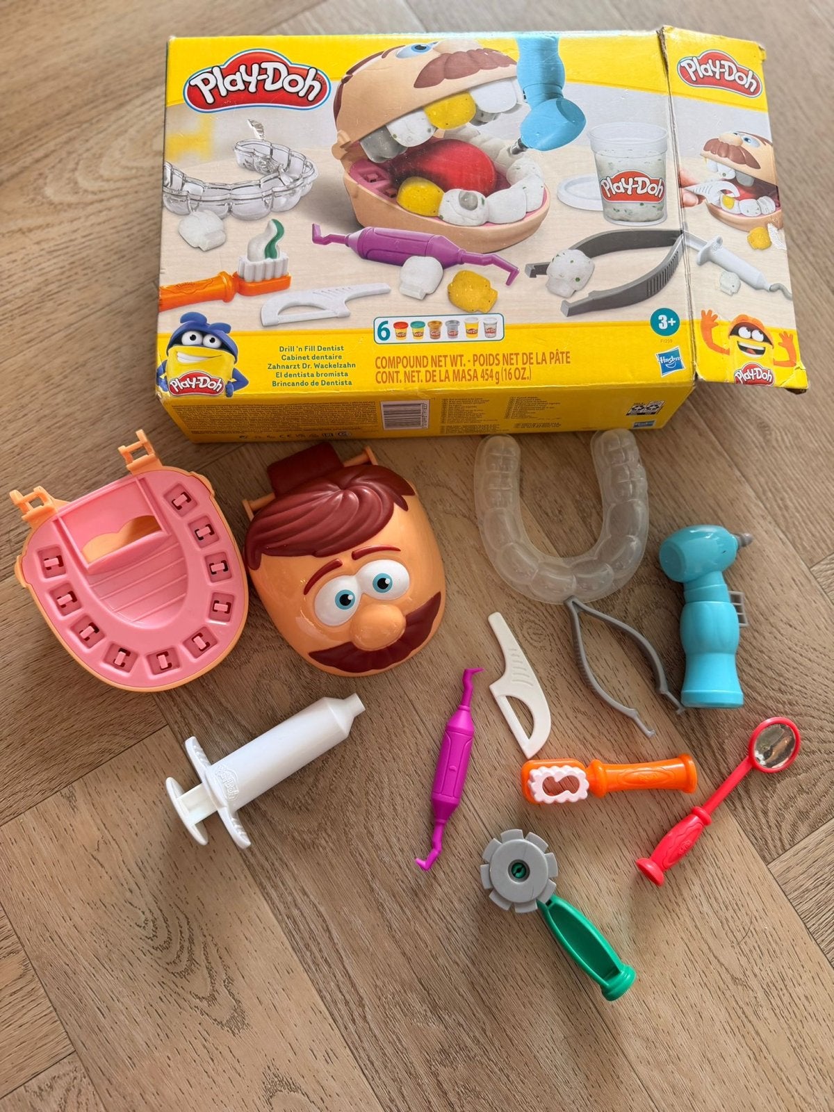 Play-Doh Dokter Boor en Vul Tandarts Speelset, Ophalen of Verzenden, Gebruikt, Overige typen