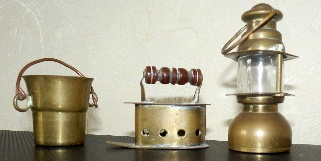 SO6 Messing Letterbak Figuur 3 stuks, Ophalen of Verzenden, Zo goed als nieuw, Poppenhuis