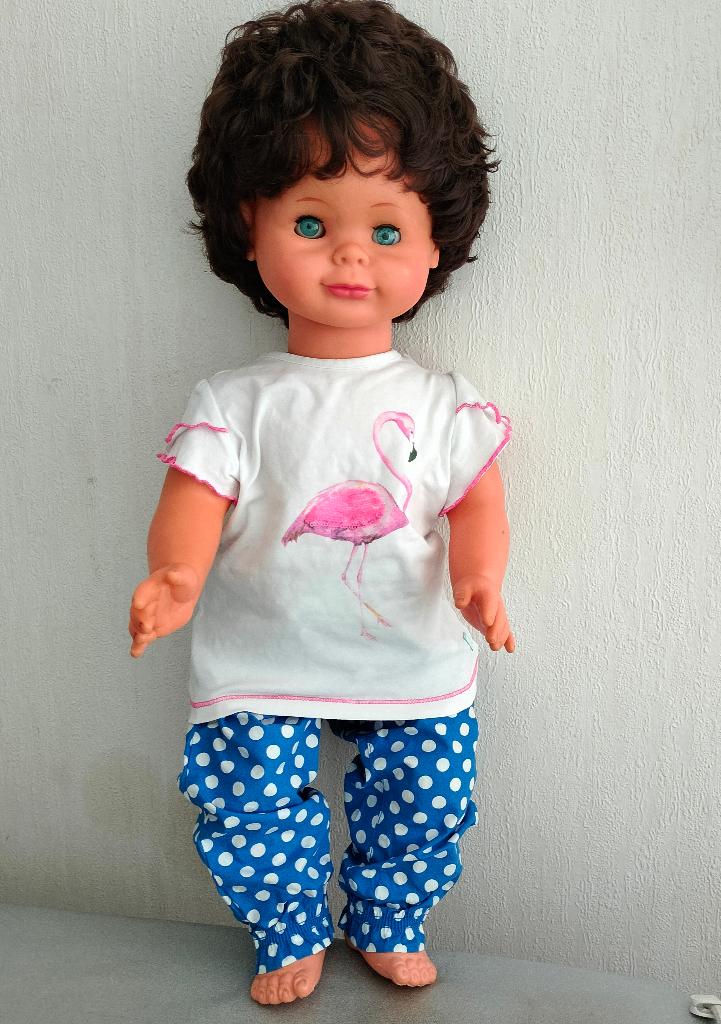 Lizzy Batz pop 50 cm, Ophalen of Verzenden, Zo goed als nieuw, Babypop