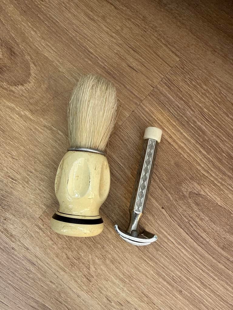 Antieke scheer set, Ophalen of Verzenden