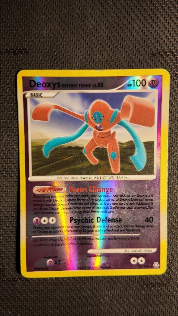 Deoxys Defense Forme 25 Legends Awakened | Pokemon kaart, Ophalen, Zo goed als nieuw, Losse kaart, Foil