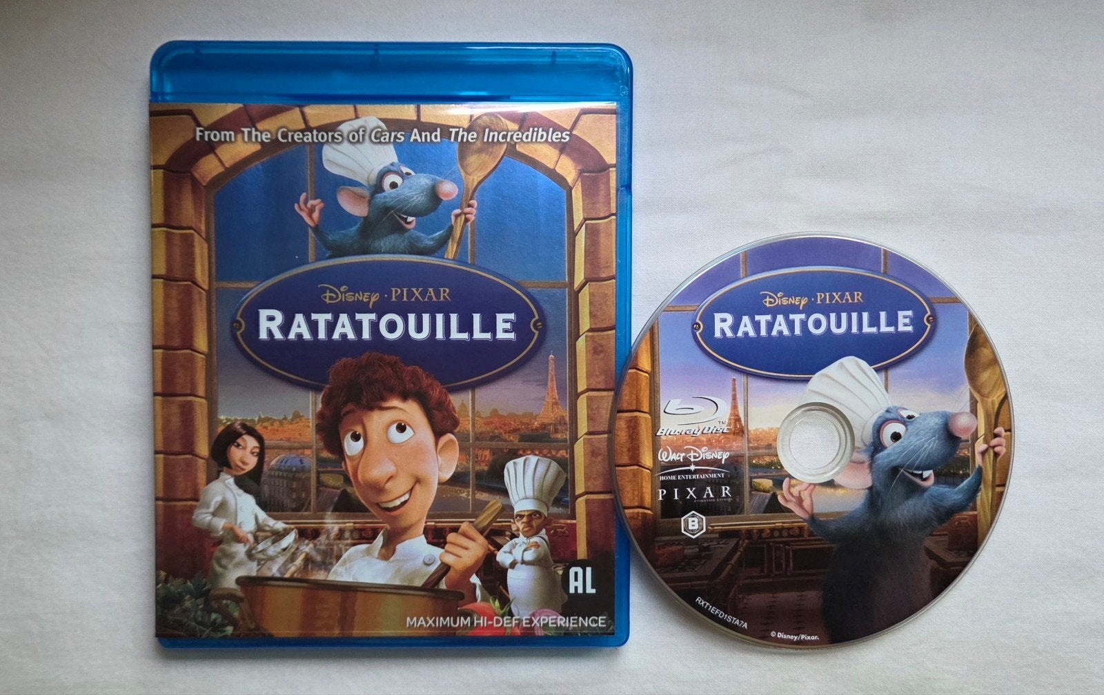 Ratatouille/Cartoon/Animatie/Blu-ray/Walt Disney Pixar, Ophalen of Verzenden, Zo goed als nieuw, Tekenfilms en Animatie