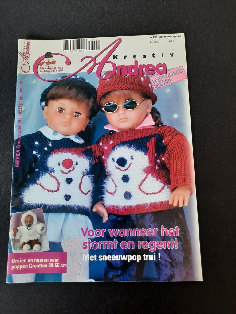 Andrea Kreativ Poppenmode Special - Brei- en naaipatronen, Ophalen of Verzenden, Gebruikt, Overige typen