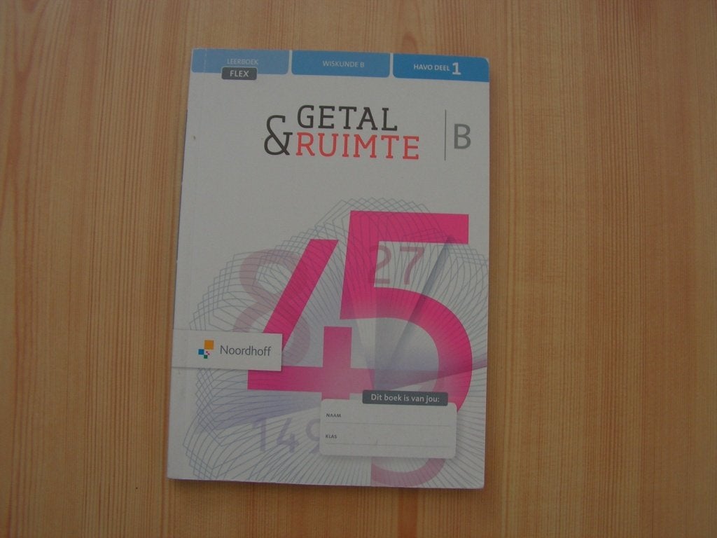 Wiskunde B Getal & ruimte; HavoB deel 1; 12e editie, Gelezen, Noordhoff, HAVO, Ophalen of Verzenden