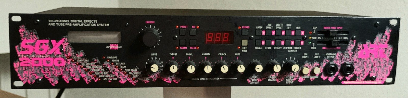 Art SGX 2000 buizen pre amp en multi effect 90's vintage, Ophalen, Gebruikt, Delay of Echo
