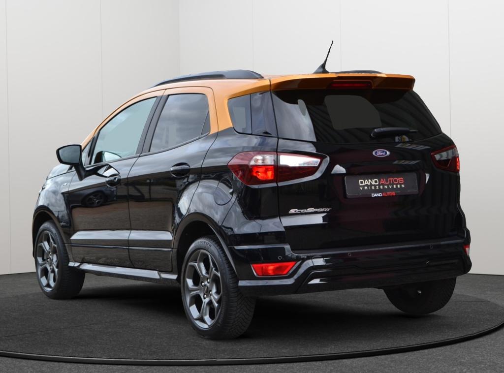 Ford EcoSport 1.0 EcoBoost 125PK ST-Line Xenon/Navi/Opendak, Automaat, 125 pk, Gebruikt, Zwart