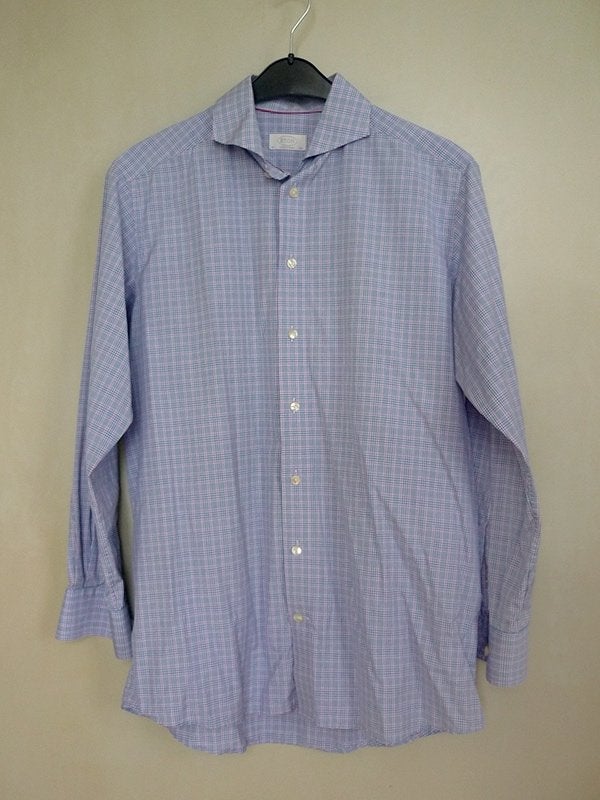 ETON overhemd contemporary fit, als NIEUW, maat 42, Blauw, Eton, Ophalen of Verzenden, Zo goed als nieuw