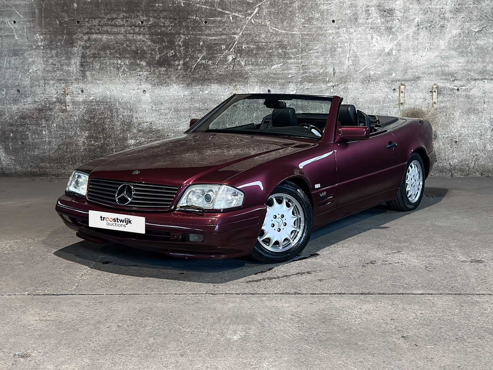 Mercedes-Benz SL600 Cabrio 6.0 V12 394pk 1998 SL-klasse (Ori, Auto's, Mercedes-Benz, Gebruikt, Cabriolet, Bedrijf, 129 €/maand